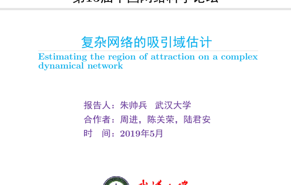 复杂网络的吸引域估计
