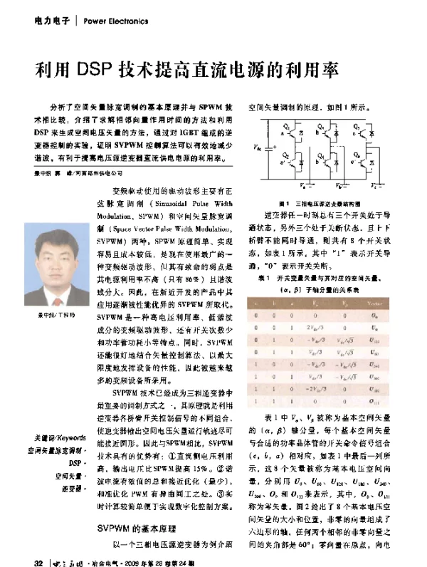 利用DSP技术提高直流电源的利用率
