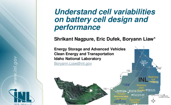 Understandcellvariabilitiesonbatterycelldesignandperformance