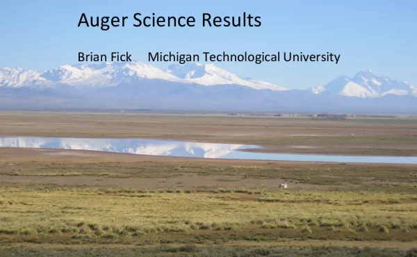 AugerScienceResults