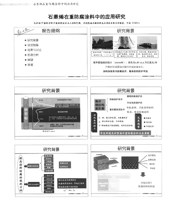 石墨烯在重防腐涂料中的应用研究