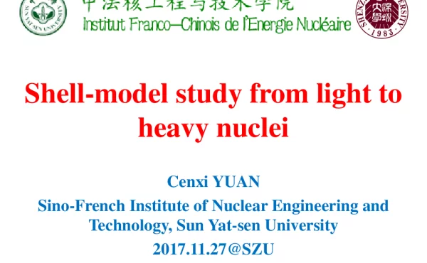 Shell-modelstudyfromlighttoheavynuclei