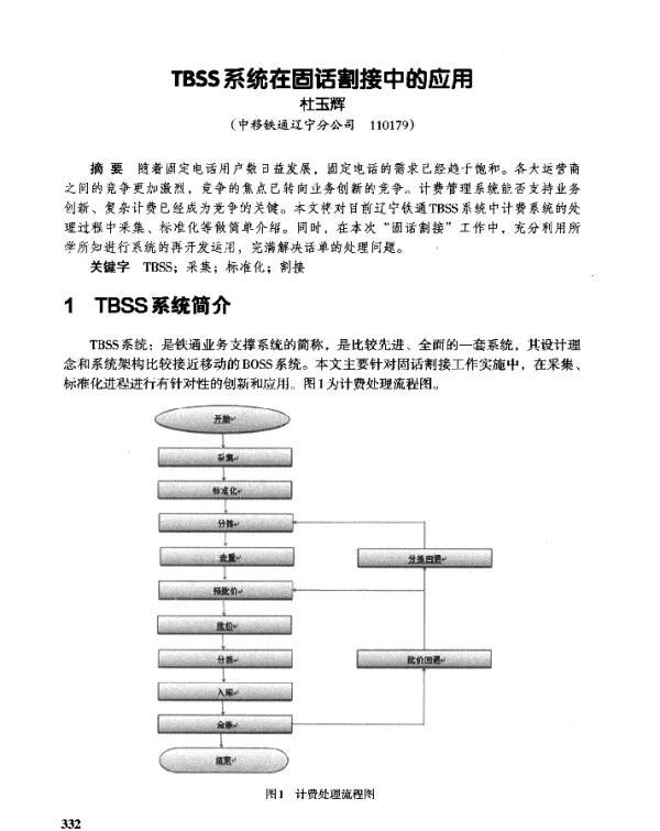 TBSS系统在固话割接中的应用