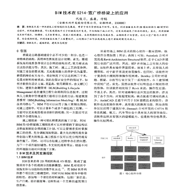 BIM技术在S214-宣广桥桥梁上的应用