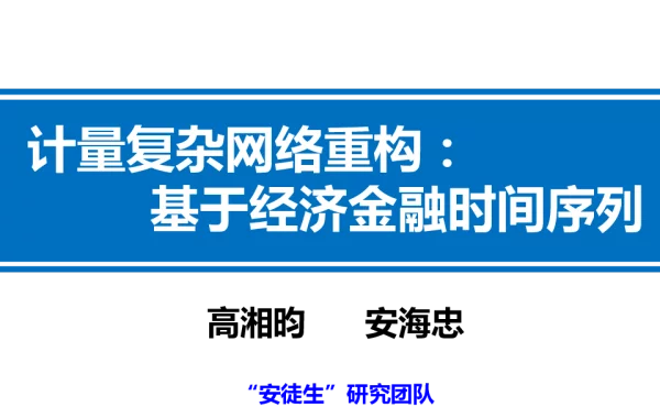计量复杂网络重构基于经济金融时间序列
