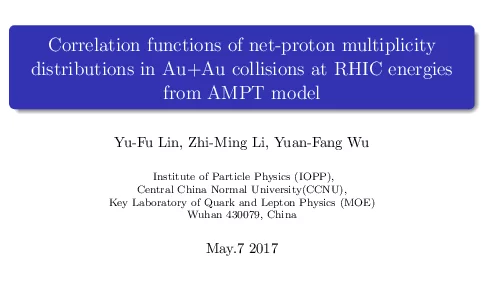 Correlationfunctionsofnet-protonmultiplicitydistributionsinAu+AucollisionsatRHICenergiesfromAMPTmodel