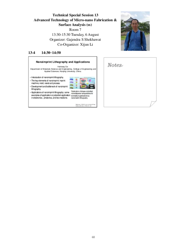 NanoimprintLithographyandApplications