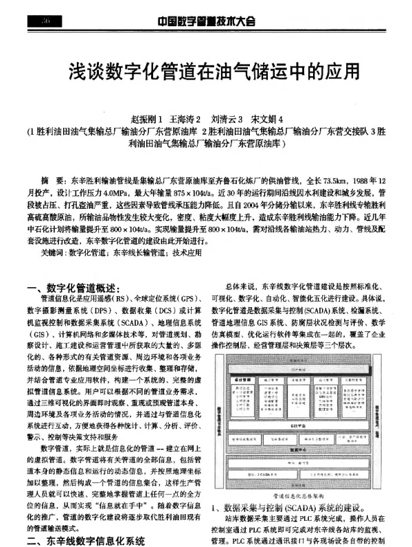 浅谈数字化管道在油气储运中的应用