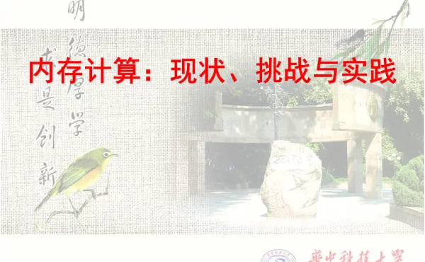 内存计算现状、挑战与实践