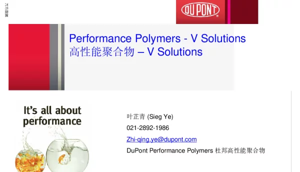 高性能聚合物-VSolutions