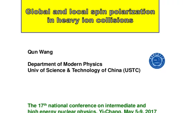 Globalandlocalspinpolarizationinheavyioncollisions