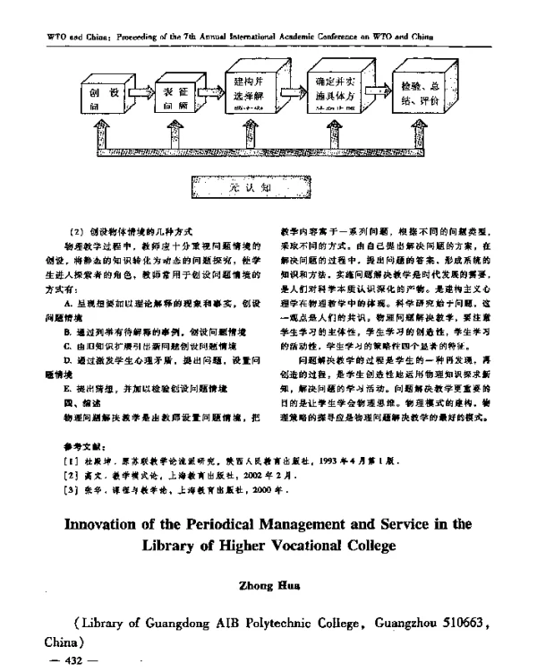 高职院校图书馆期刊管理与服务创新