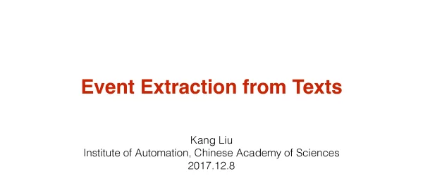 EventExtractionfromTexts