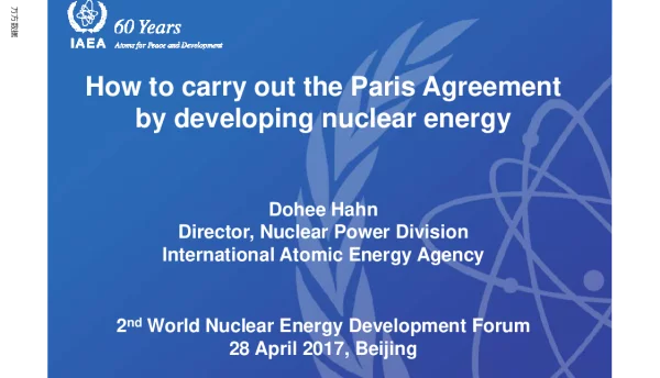HowtocarryouttheParisAgreementbydevelopingnuclearenergy