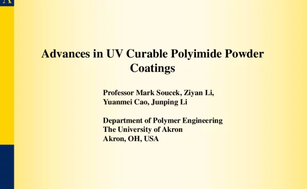 AdvancesinUVCurablePolyimidePowderCoatings