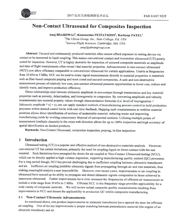 Non-ContactUltrasoundforCompositesInspection