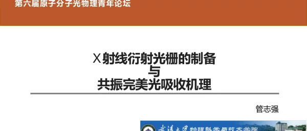 X射线衍射光栅的制备与共振完美光吸收机理