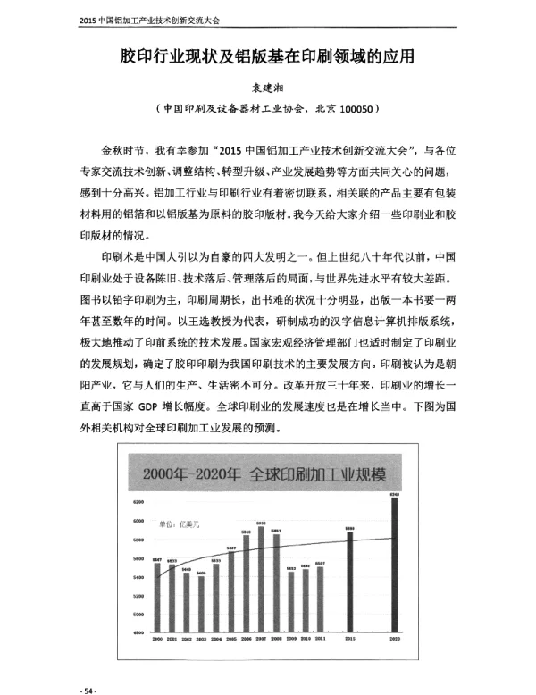 胶印行业现状及铝版基在印刷领域的应用