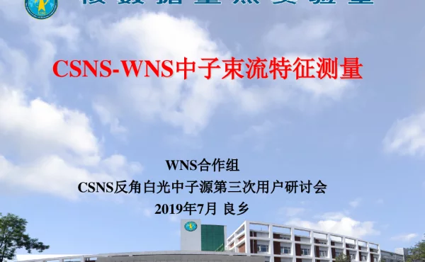 CSNS-WNS中子束流特征测量