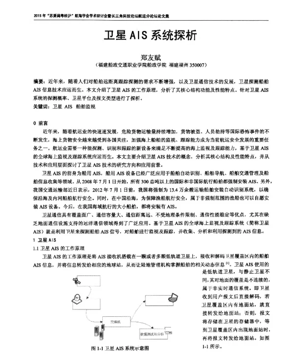 卫星AIS系统探枥