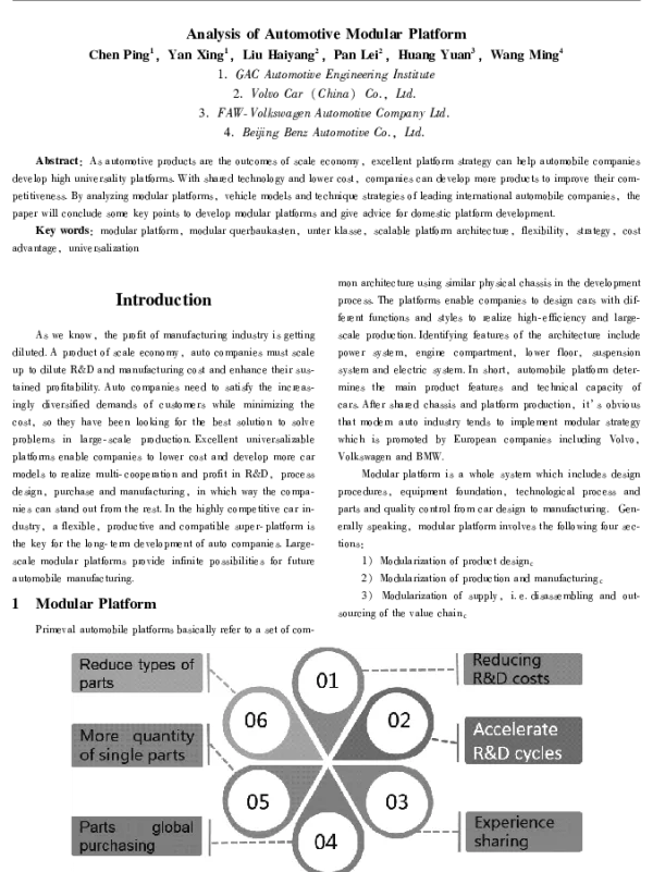 AnalysisofAutomotiveModularPlatform