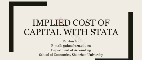 IMPLIEDCOSTOFCAPITALWITHSTATA