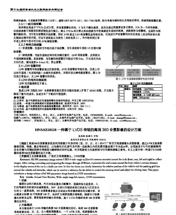 一种基于LVDS传输的高清360全景影像的设计方案
