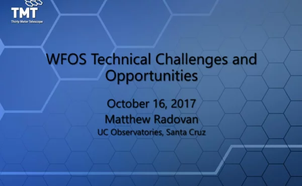WFOSTechnicalChallengesandOpportunities