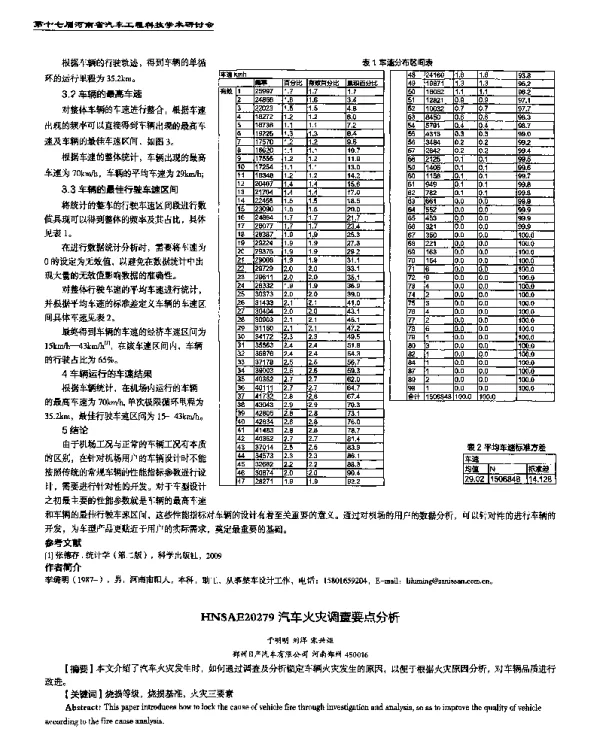 汽车火灾调查要点分析