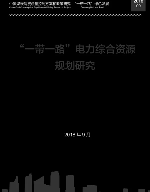 “一带一路”电力综合资源规划研究