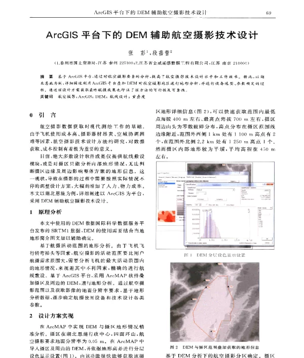ArcGIS平台下的DEM辅助航空摄影技术设计