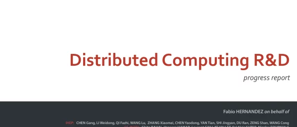 DistributedComputingR&D