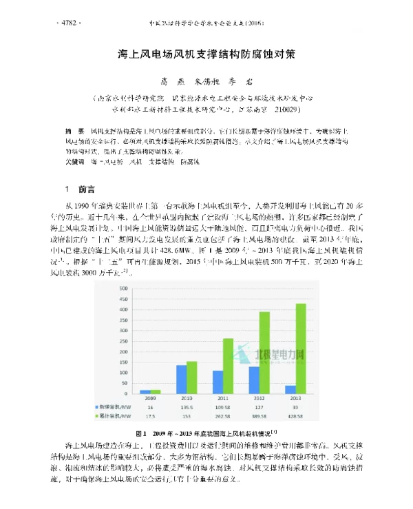 海上风电场风机支撑结构防腐蚀对策
