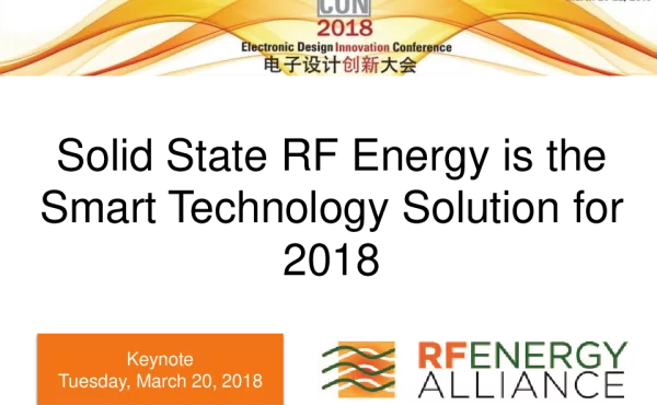 SolidStateRFEnergyistheSmartTechnologySolutionfor2018