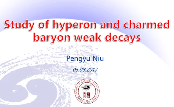 Studyofhyperonandcharmedbaryonweakdecays