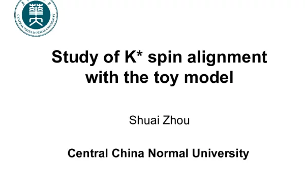 StudyofKspinalignmentwiththetoymodel