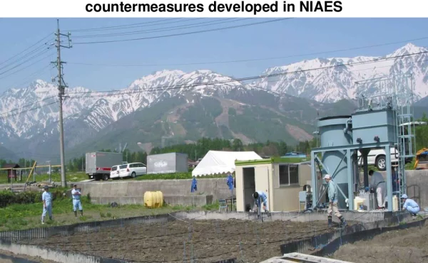 HeavymetalpollutionofsoilsinJapananditscountermeasuresdevelopedinNIAES