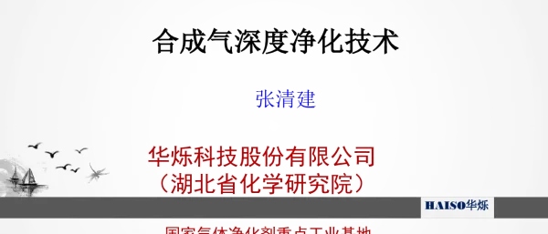 合成气深度净化技术