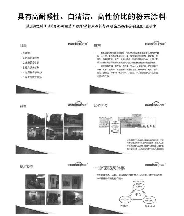 具有高耐候性、自清洁、高性价比的粉末涂料