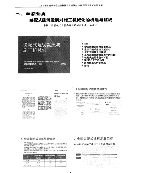 装配式建筑发展对施工机械化的机遇与挑战