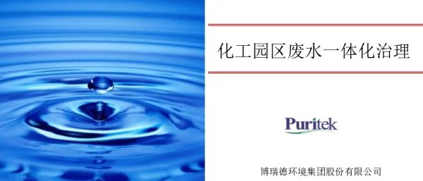 化工园区废水一体化治理