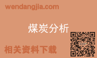 煤炭分析