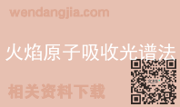 火焰原子吸收光谱法
