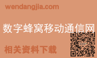数字蜂窝移动通信网